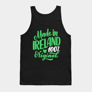 St. Patrick`s Day Made in Ireland Tank Top